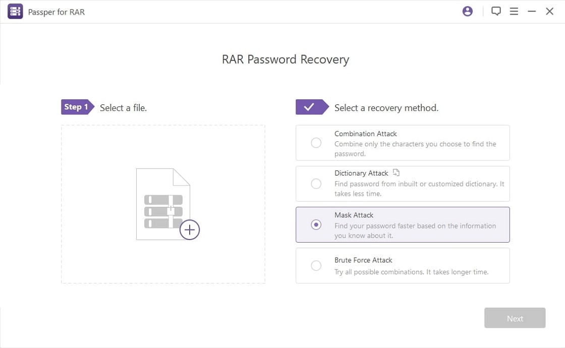 import password protected rar file