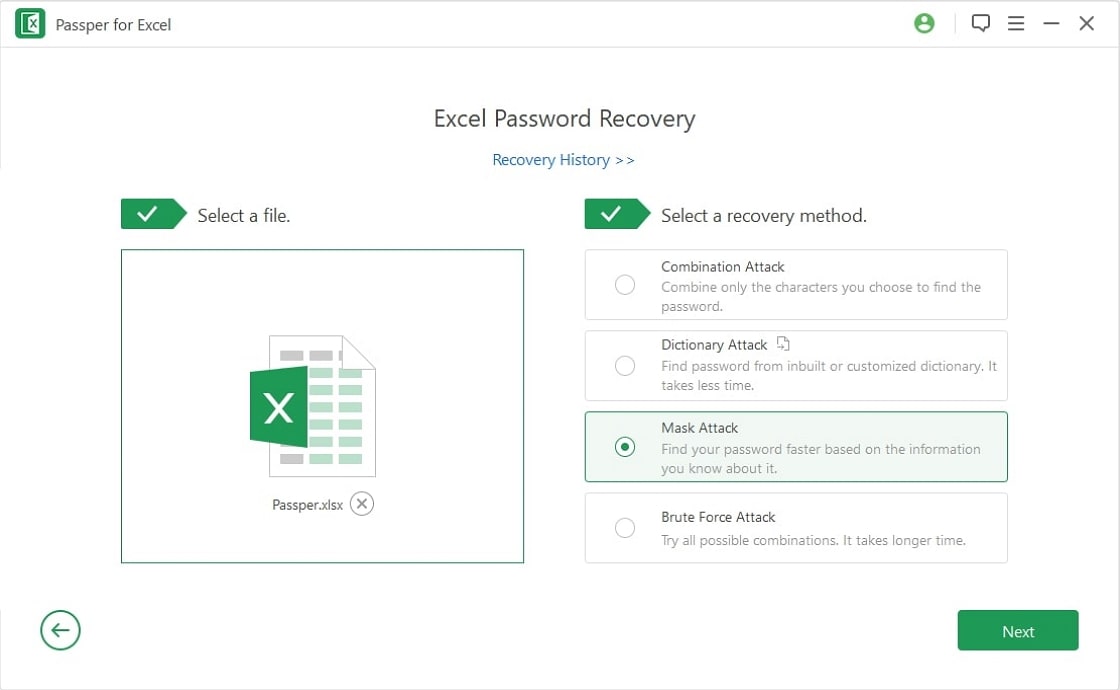 add excel file