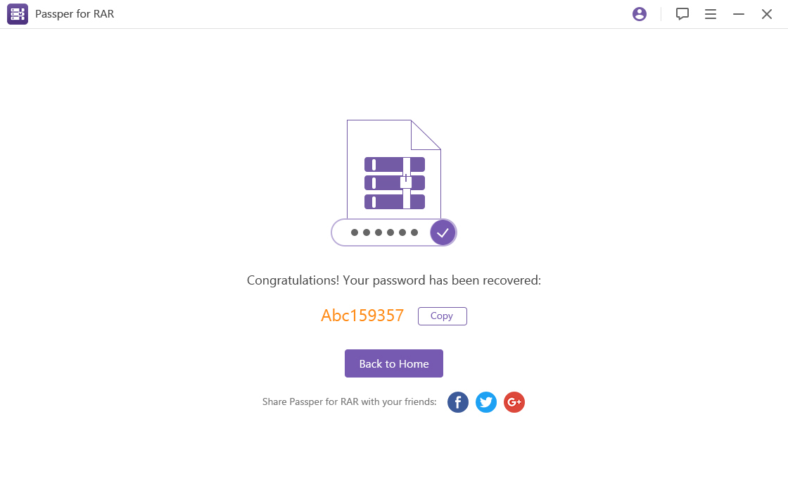 recover forgotten rar password successfully