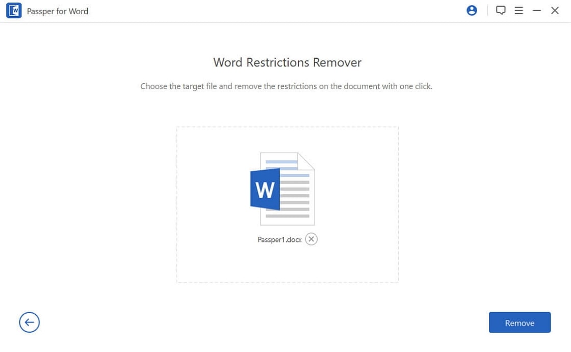 import restricted word file