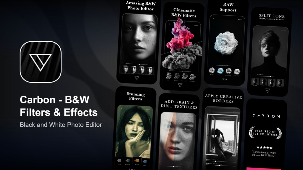 Carbon B&W Filters and Effects