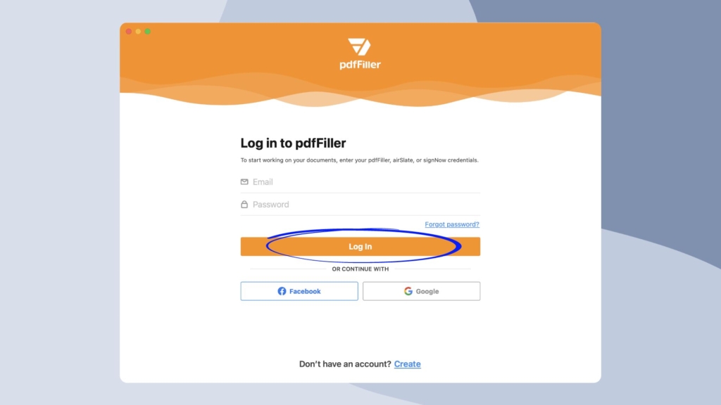 Download and launch the pdfFiller app on Mac