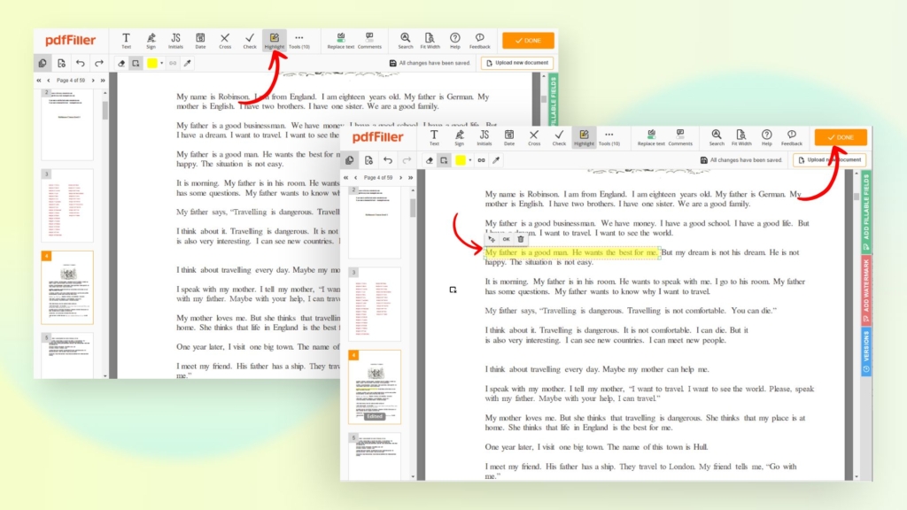 How to highlight a PDF on MacBook with pdfFiller