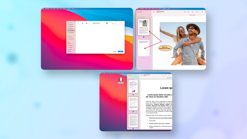 How to split a PDF on Mac with Preview