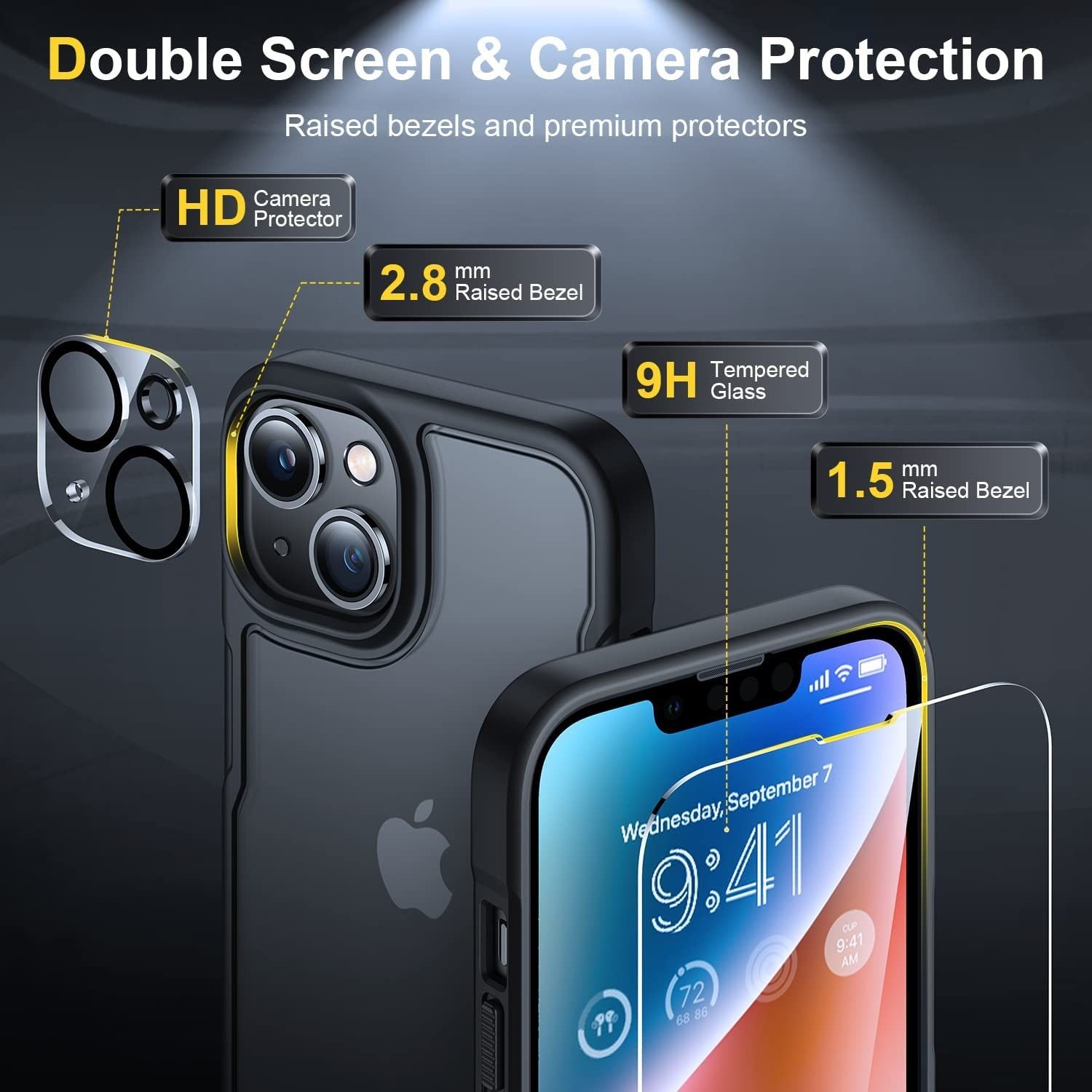 Humixx 5-in-1 Shockproof Case for iPhone 14-1