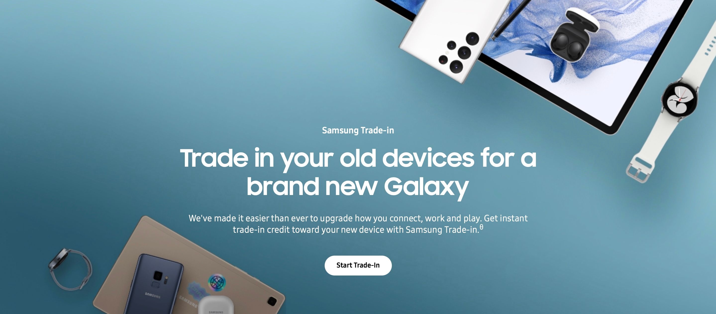 Samsung\'s Trade-In Page on their Website