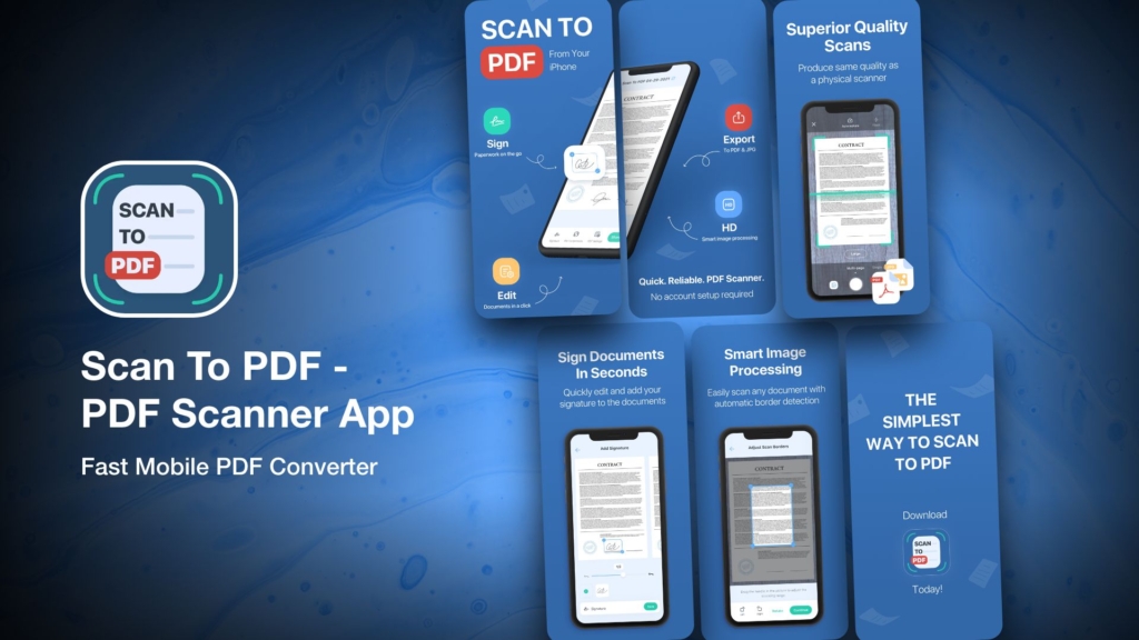 Scan To PDF - PDF Scanner App-text to pdf app