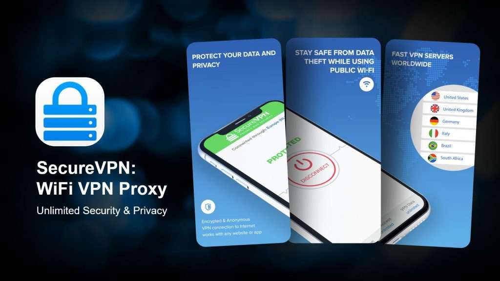 SecureVPN WiFi VPN Proxy - best free VPN for iPhone