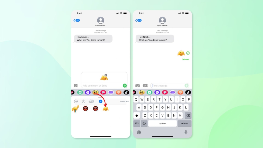 Steps on how to get custom emojis on iPhone using the Moji Maker app 01 – 1