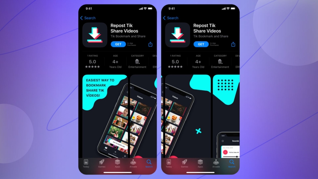 Steps on how to share a TikTok video on Snapchat with the Tik Share 03