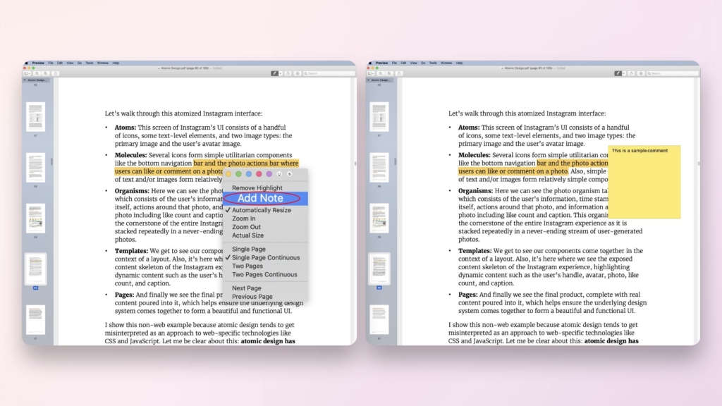 add a comment to a PDF on Mac using the Preview app 02