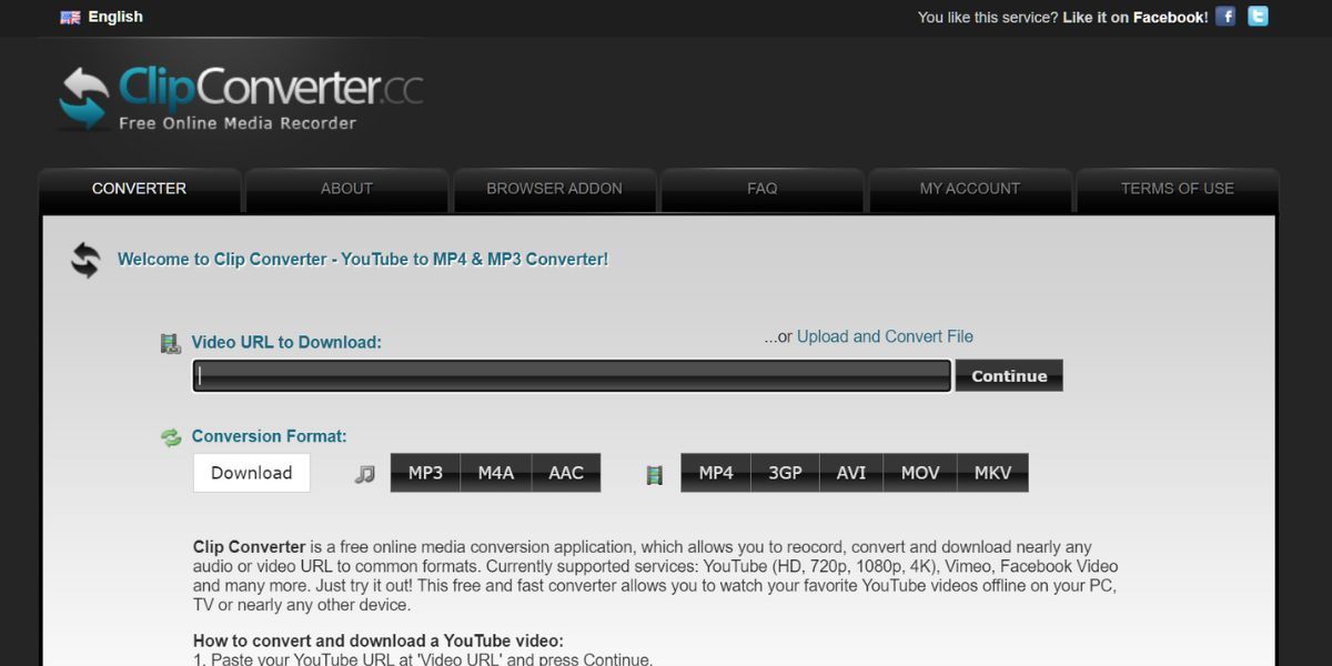 clipconverter website