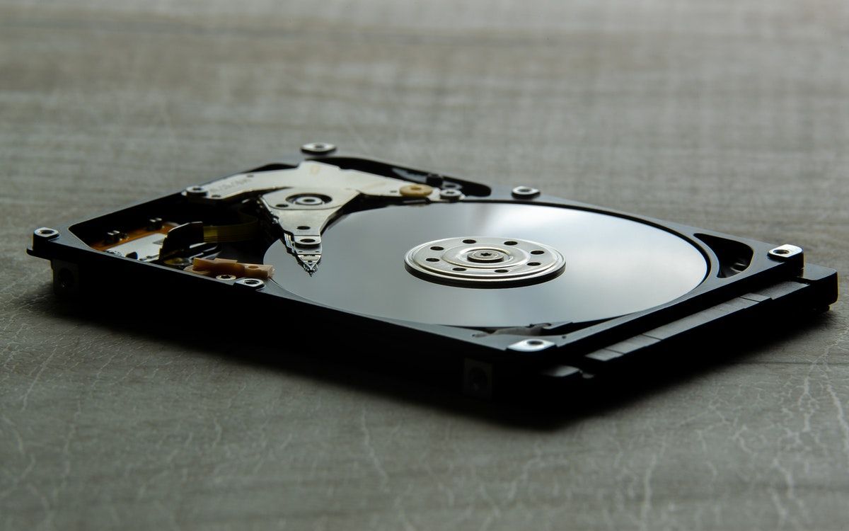 A hard drive