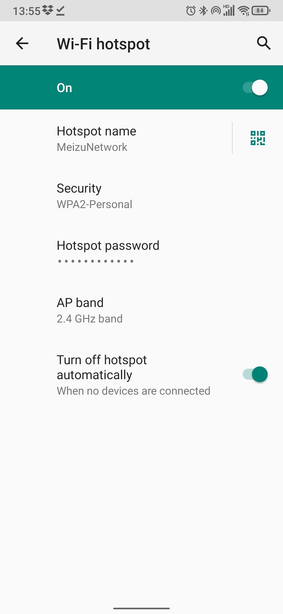 Enable Android Wi-Fi hotspot