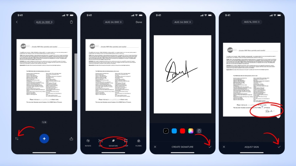 how to digitally sign a pdf on iPhone