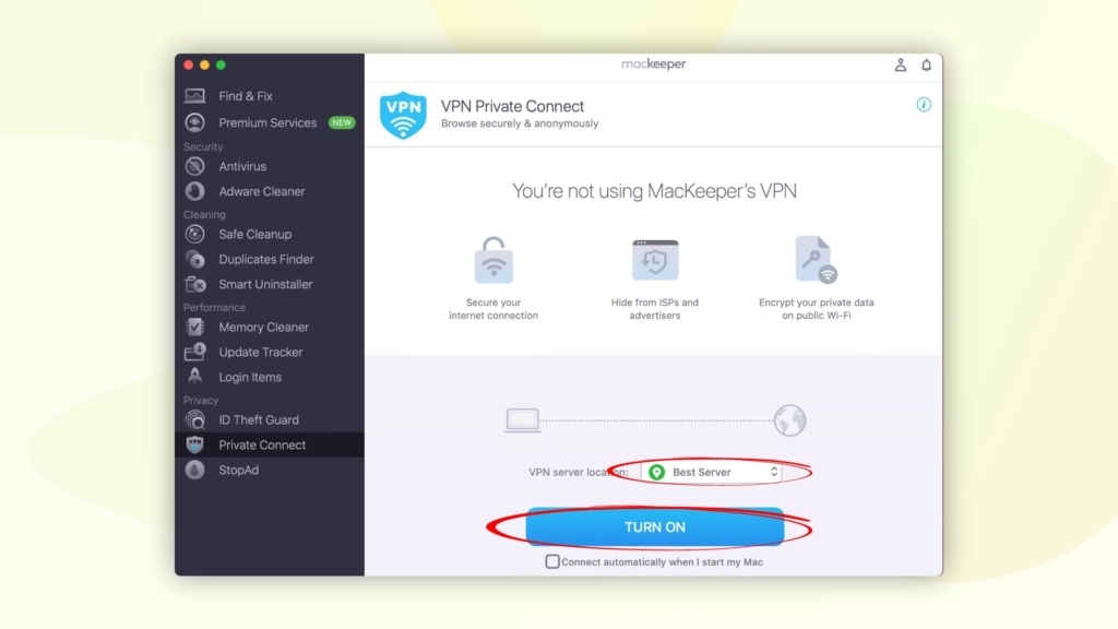 how to set up a VPN on Macbook using MacKeeper 02