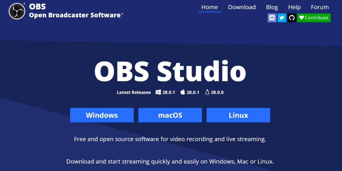 obs studio website