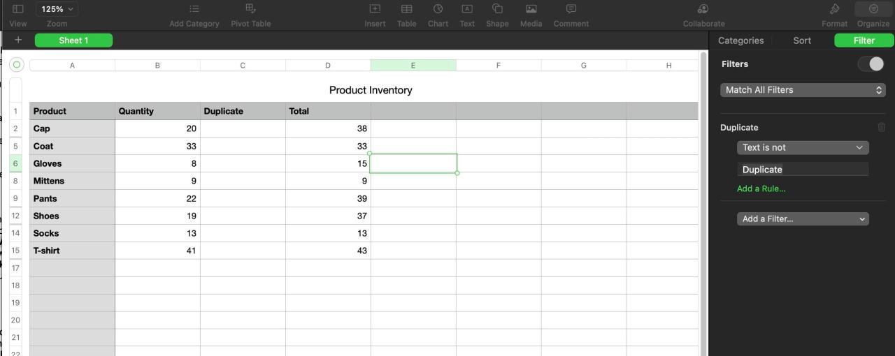 Filtered-Numbers-data-removing-duplicates-from-sight