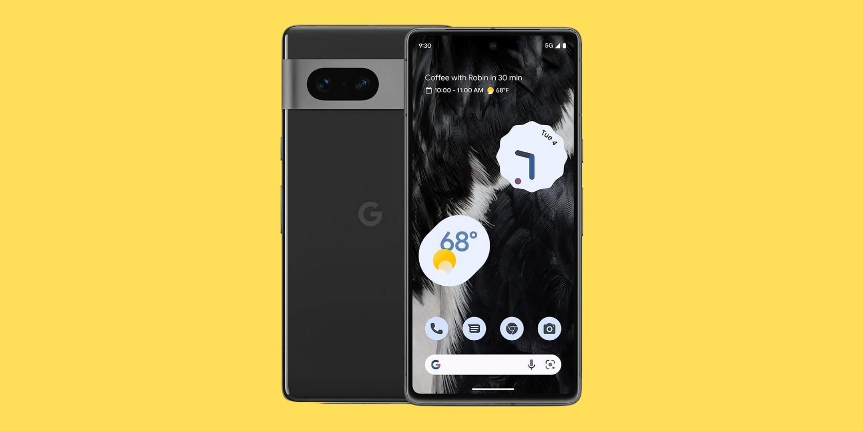 Pixel 7 Pro Front and Back Profile