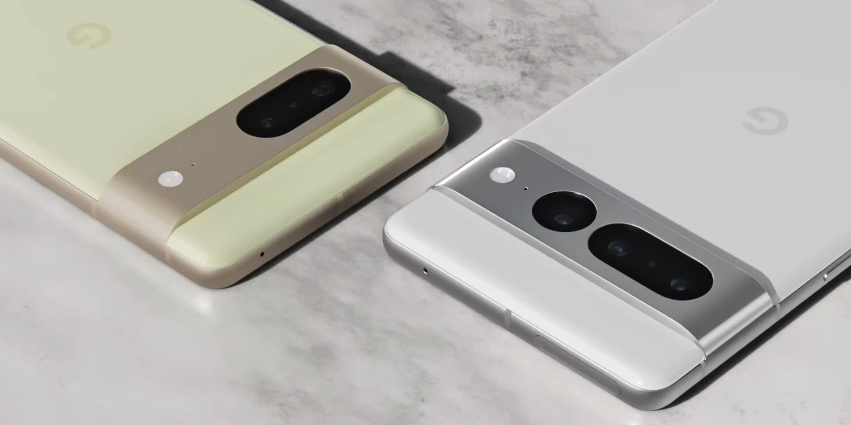 Pixel 7 and Pixel 7 Pro camera bar design