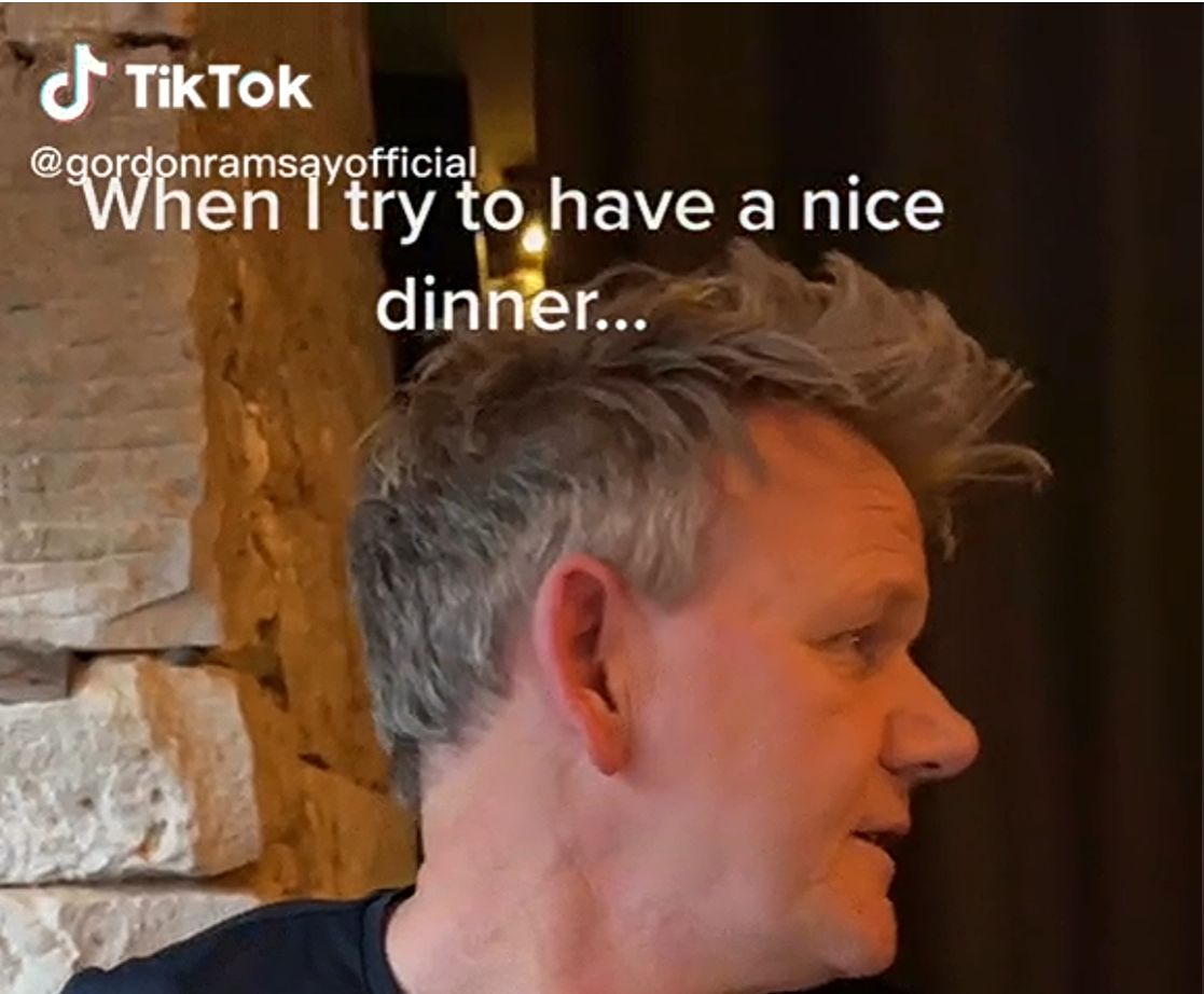 TikTok Gordon Ramsay with watermark