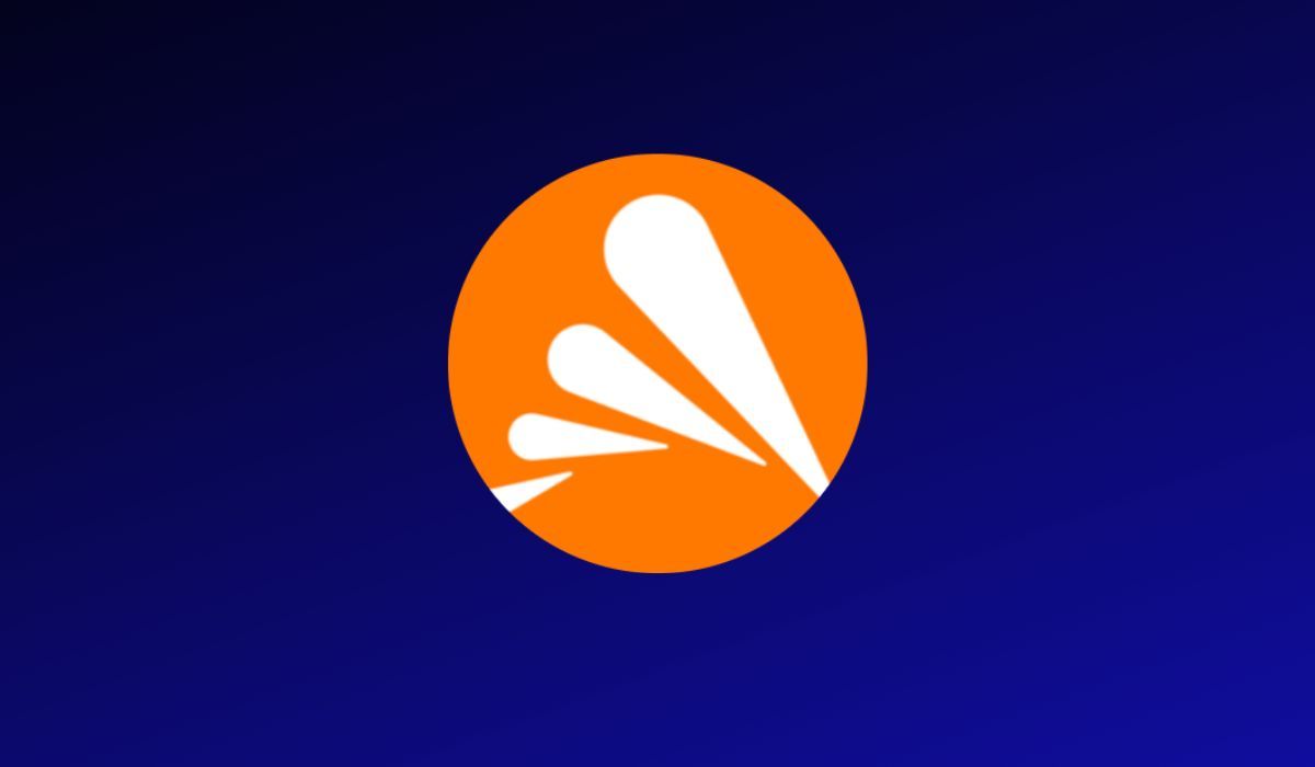 Avast logo seen on dark blue background