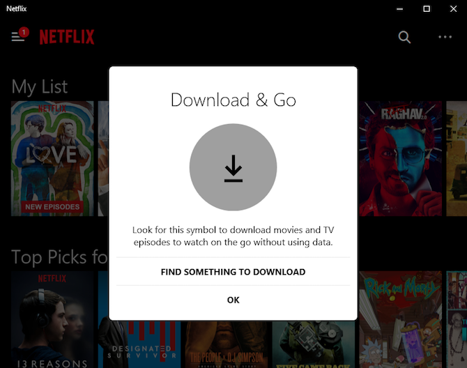 netflix download and go logo