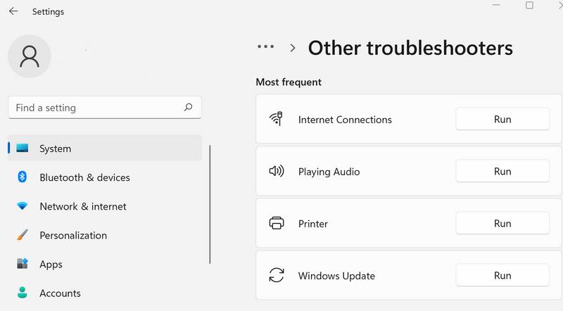 Run the Playing Audio troubleshooter