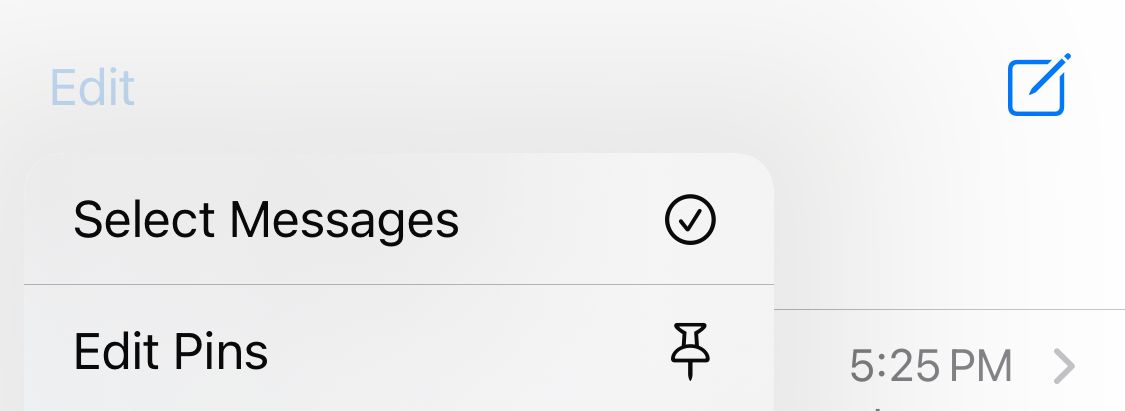 select messages