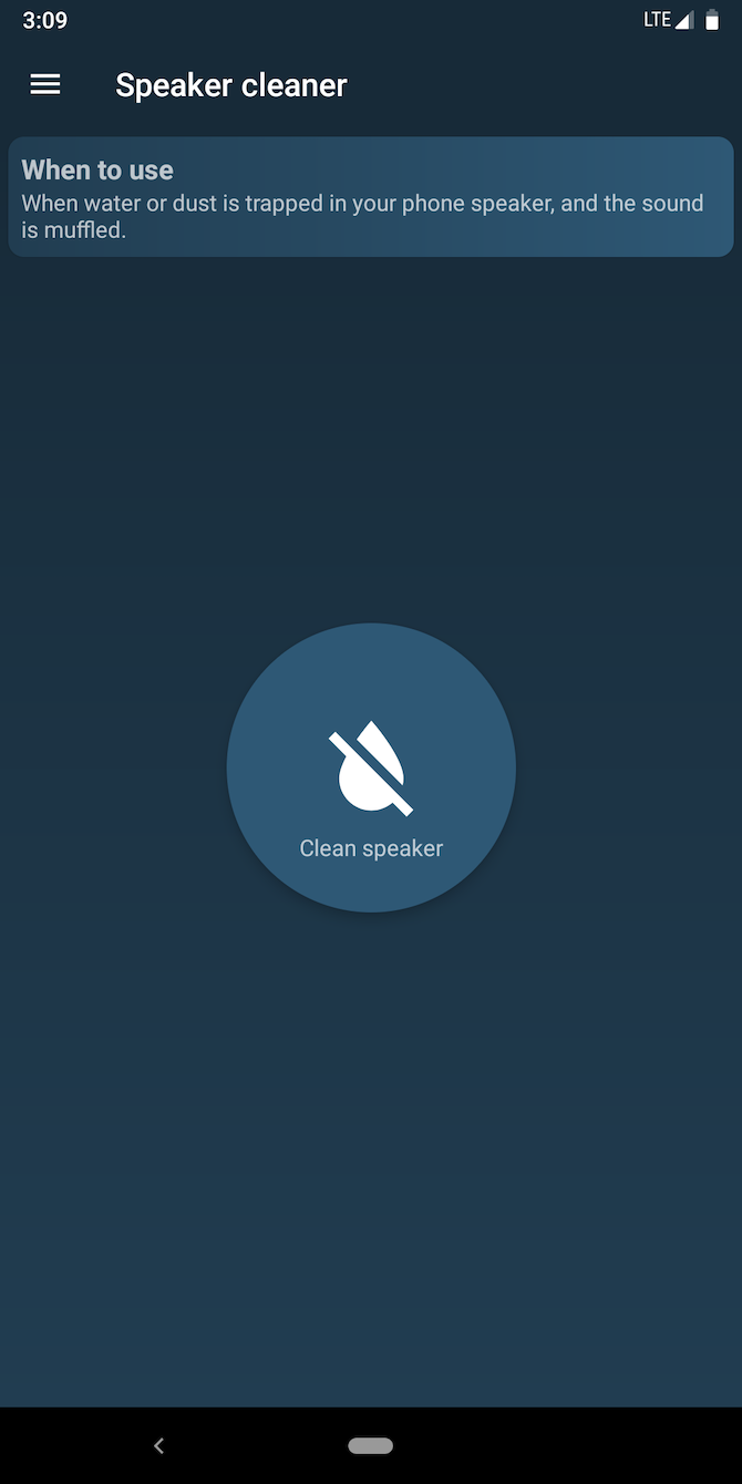 Speaker Cleaner Android app