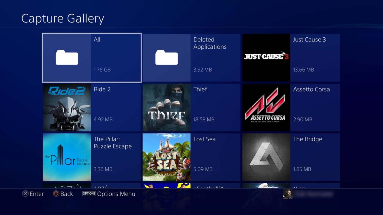 Inside the PS4 Capture Gallery