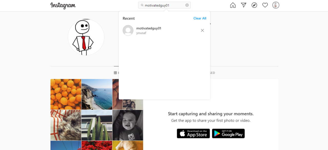 Account Doesn\'t Show Up In Instagram Search