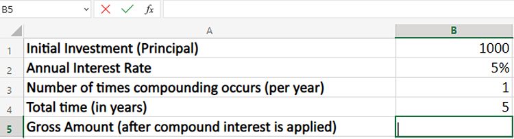 Compound Interest Example