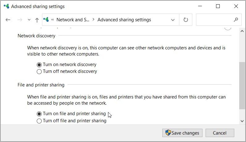 Enabling the File Sharing Tool