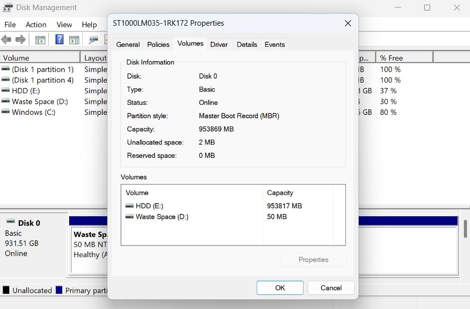 Partition Style in Disk Management