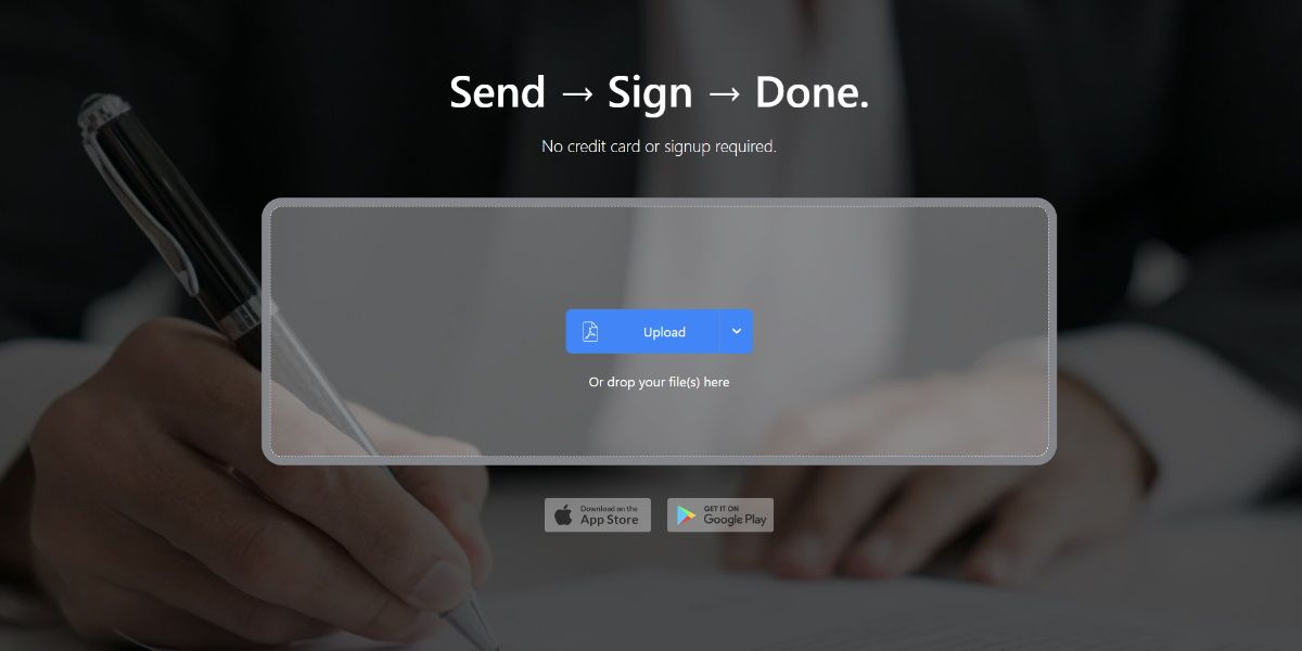 esign homepage