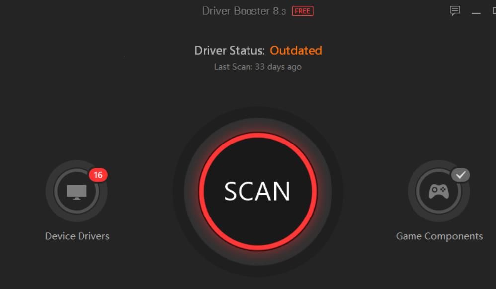 The Driver Booster software