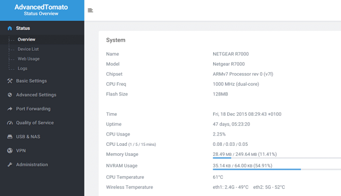 tomato router firmware