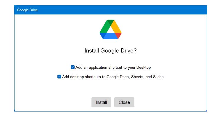 Drive For Desktop Installer Preview