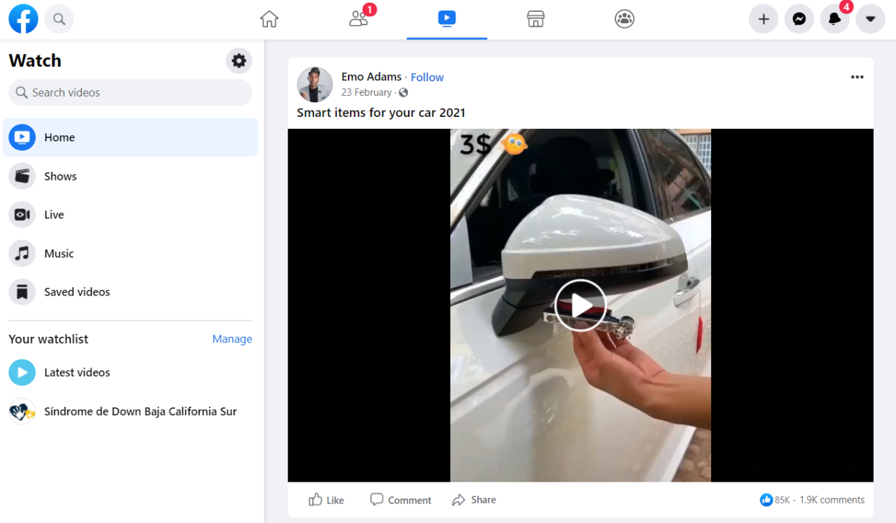 facebook watch