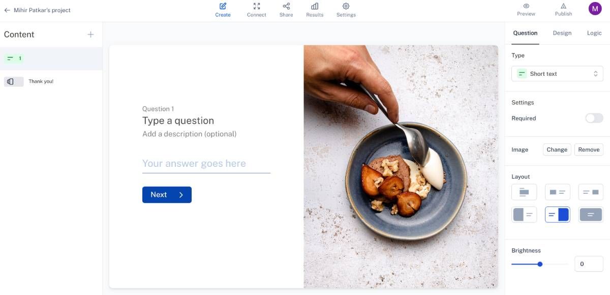 HeyForm connects with several other apps to export form data submissions and analytics