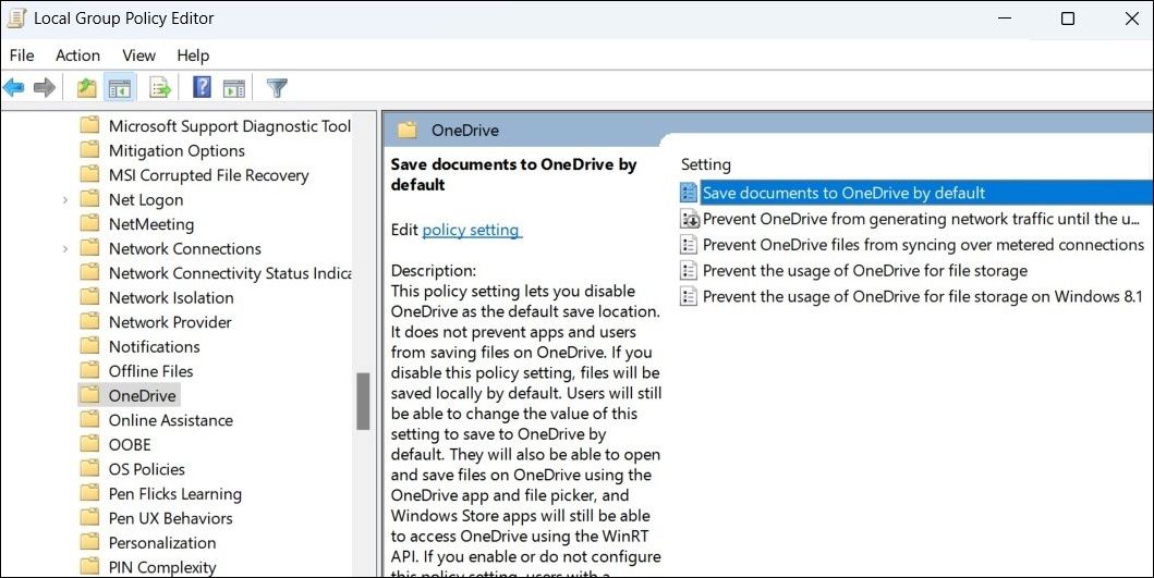 Save Documents to OneDrive