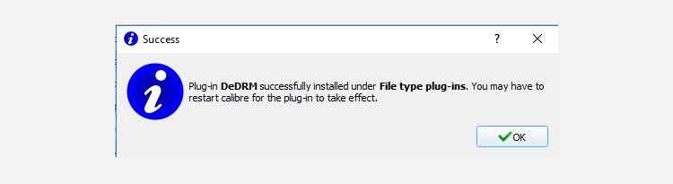 Successful Plugin Installation on Calibre App