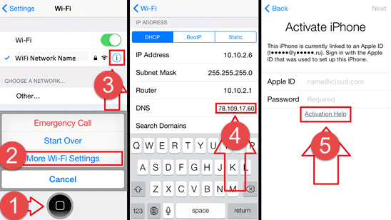 activation lock DNS bypass