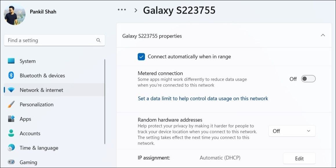 Enable or Disable Metered Connection in Windows 11 Using Settings App