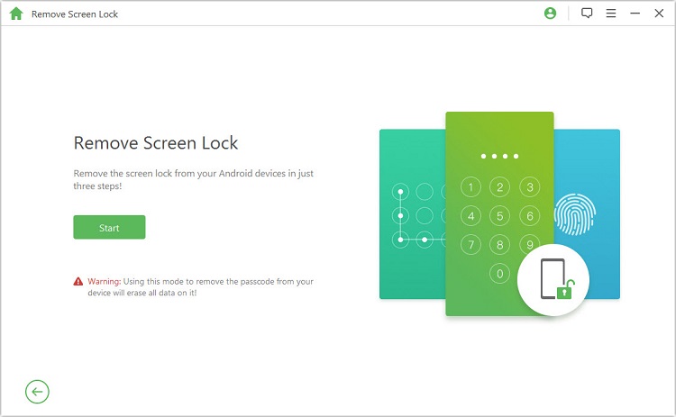 unlock android phone without pin start