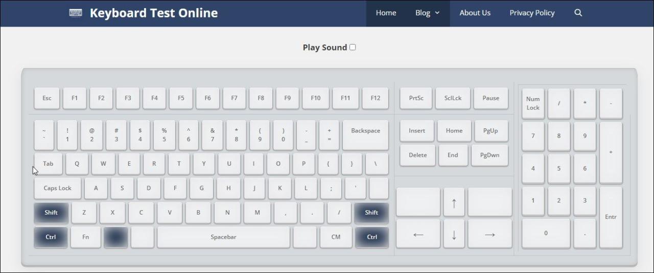 keyboard test online