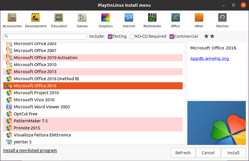 Install Office on Linux