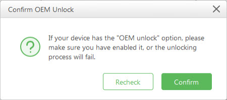 turn on usb and oem unlock