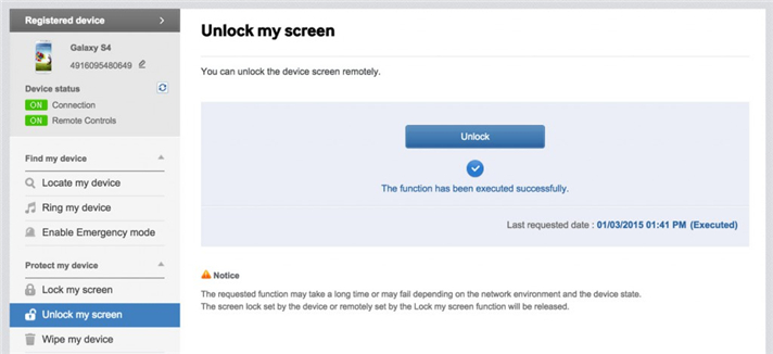 samsung unlock